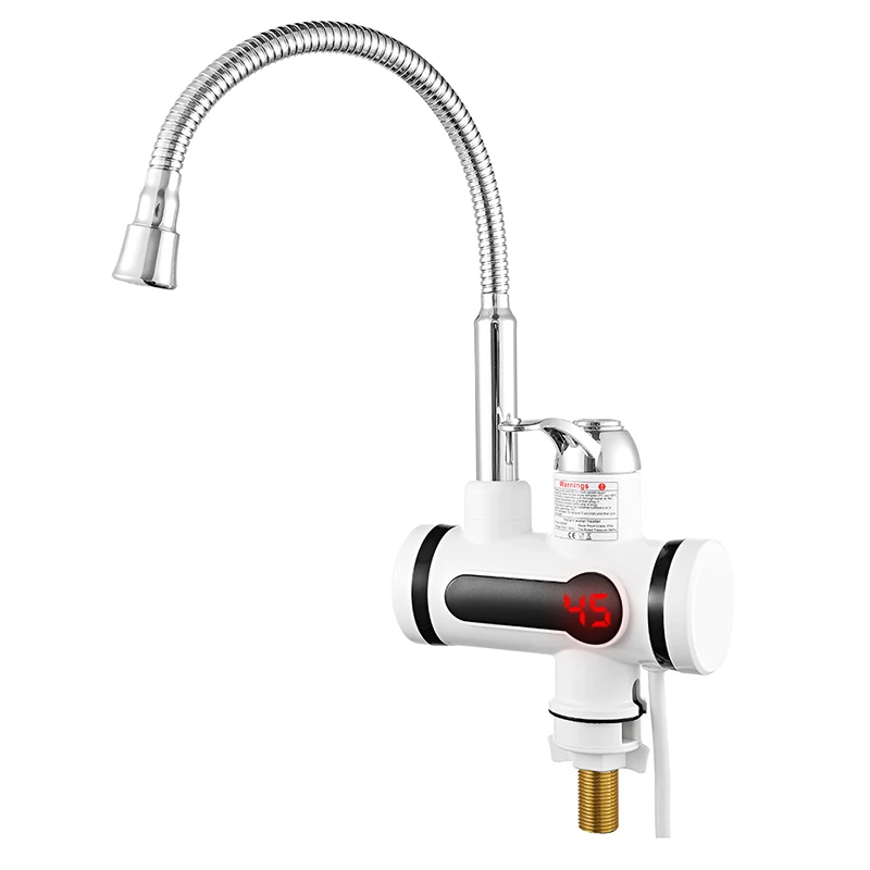 Cocina eléctrica grifo calentador de agua instantánea grifo de agua caliente calentador de frío calefacción grifo sin tanque de calentador de agua instantáneo