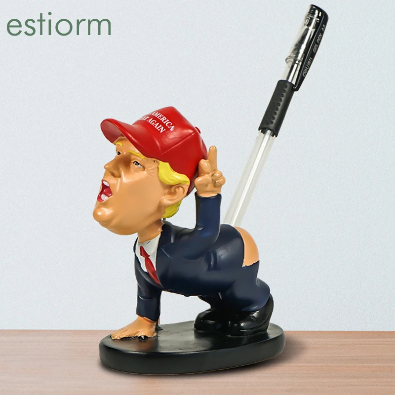 Забавный держатель/подставка для ручки Trump милый домашний офисный стол мини