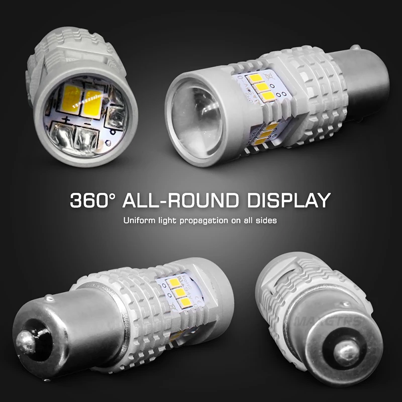 MAXGTRS 2x1156 светодиодный BA15S P21W S25 148 светодиодный 3020 фишек 6000K белый стоп-сигнал заднего поворота лампа DRL Автомобильная задняя лампа