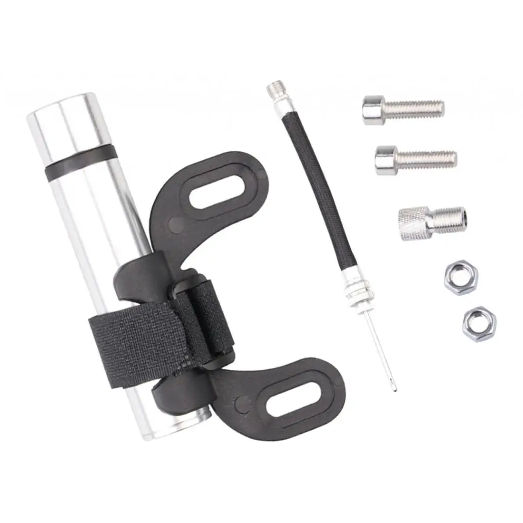 Professional Mini Bike Pump, Ball Pump with Needle, Bicycle Tire Hand Pump - Multi Functional & Portable