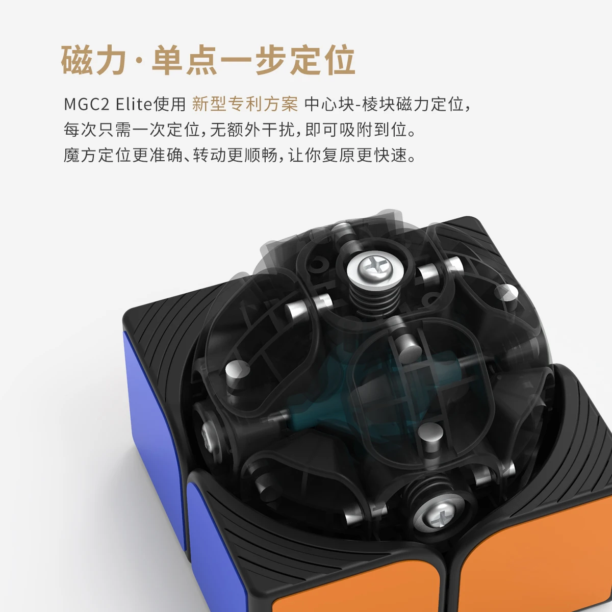 YJ Mgc 2x2 Elite M бесклейкий скоростной куб Yongjun 2x2x2 магнитные Волшебные кубики пазл