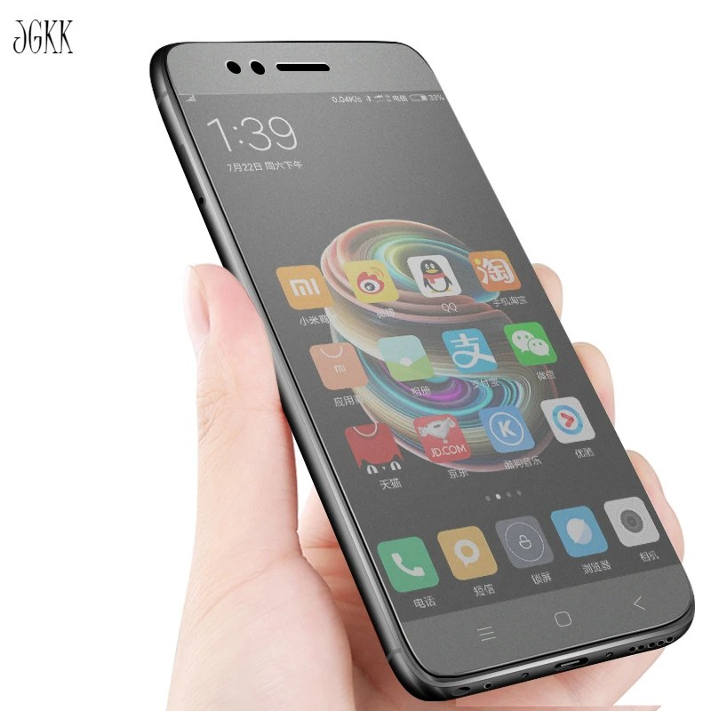 JGKK Matte Screen Protector For XiaoMi Mi A1 A2 A3 Lite Mi5X 6X Frosted Tempered Glass Film MiA3 6 | Мобильные телефоны и