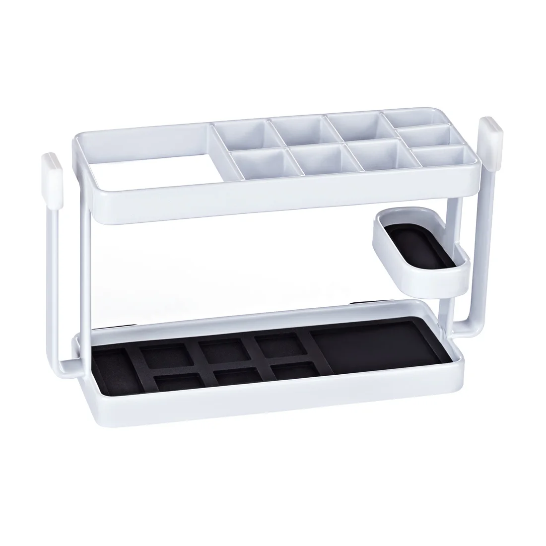 

Metal Wall Mounted Bathroom Toothbrush Storage Holder Razor Tooth Paster Storage Rack