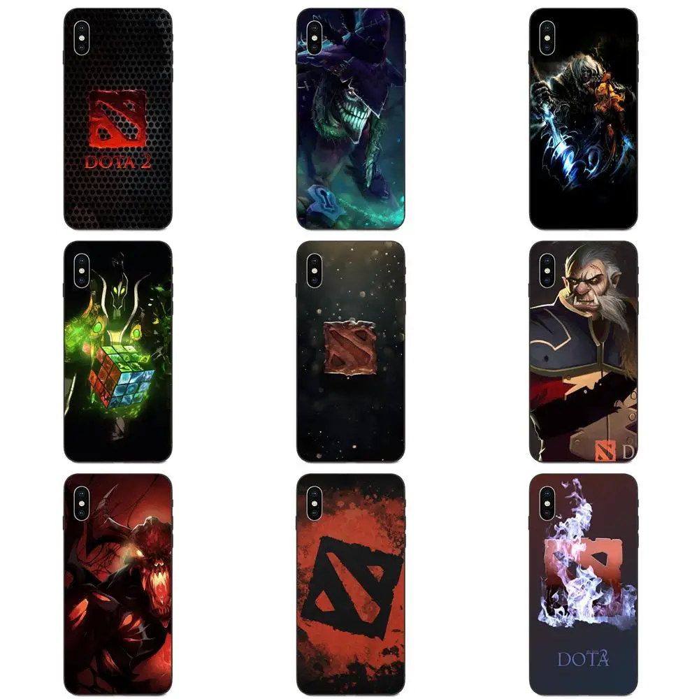 Мягкие чехлы для Xiaomi Mi Mix Max Note 2 2S 3 5X 6 6X 8 9T SE A1 A2 A3 CC9e Lite Play Pro F1 Shadow Fiend Dota с логотипом |