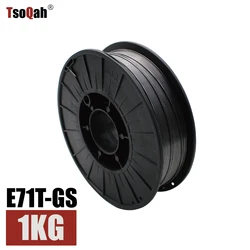 Fil à souder MIG en acier doux, bobine de 1KG, E71T GS mm 0.8mm 1.0mm 1.2mm, noyau de Flux sans gaz 