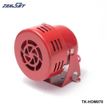 Koop 12V Motorfiets Details Rood Gedreven Luchtalarm Tornado Hoorn Alarm Luid Geluid Voor Jeep Yj Tj 87 06 TK HOM070