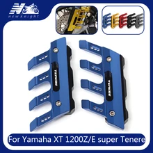 Motocicleta frente fender guarda de proteção lateral paralama sliders inferior garfo protetor para yamaha xt1200z/e super tenere accessorie