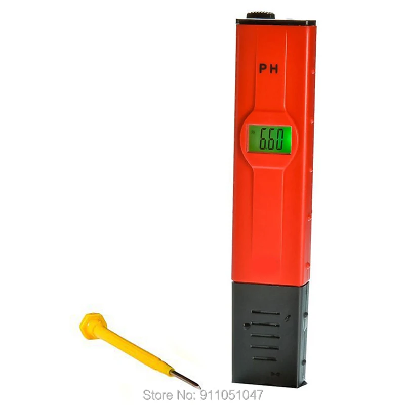 

Pen Type PH Meter Aquarium Drink Water Quality Analyser Accuracy 0.1 Automatic Temperature Compensation LCD Backlight Acidimeter