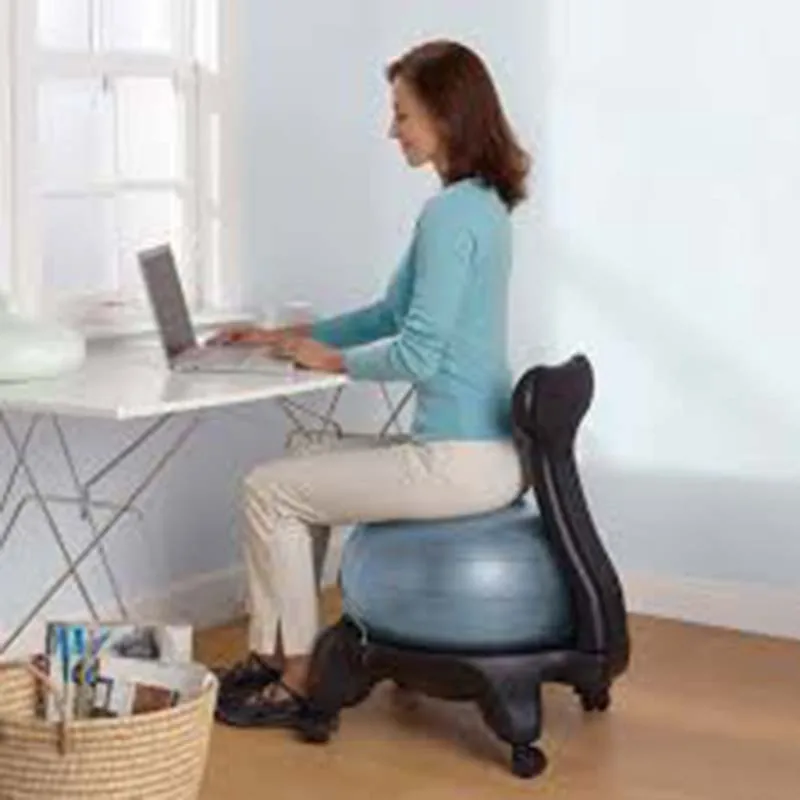 Упражнение Стабильность Йога мяч Премиум эргономичный стул для дома и офиса стол с воздушным насосом, руководство и удовлетворение
