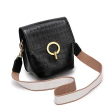 Для отдыха из натуральной коровьей кожи с узором «крокодиловая кожа», женская сумка на одно плечо, 2 ремешка, ретро-замок, женская сумка через плечо, маленькая