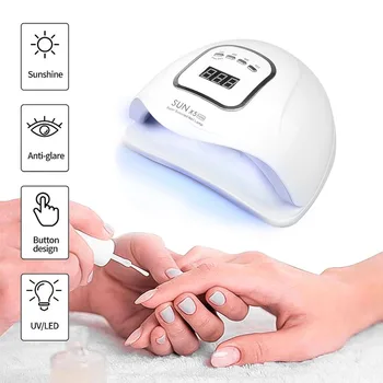 

SUN X5 MAX 150W Nail Dryer Nail Gel LED Lamp 45pcs Beads LCD Display Nail Art Manicure DIY Tools Varnish Fast Curing Machie