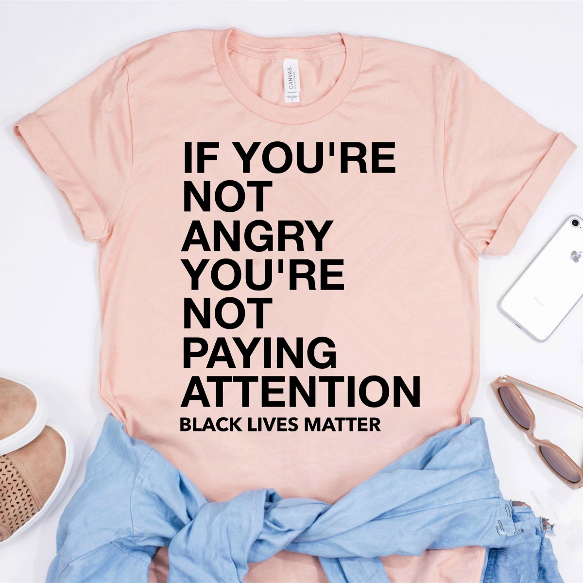 Black Lives Matter Unisex T-Shirt  Top Graphic Sarcastic Funny Power T-shirts 