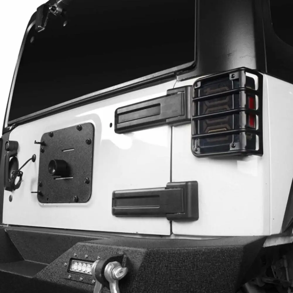 Высококачественный стальной задний фонарь для Jeep Wrangler, легко устанавливается, защищает ваш автомобиль