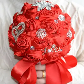 

Romantic Star&Flower Shaped Bridal Bouquet Brooch Pearl Party Wedding Supplies