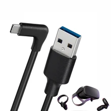 90 degrés USB3.1 Gen2 10gbps USB-C Câble De Données De Remplissage Rapide Pour SAMSUNG S20 Plus XIAOMI LG Oculus Quest 2/ 1 Lien VR Type-c Ligne