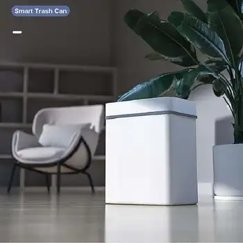 

12L Automatic Touchless Intelligent induction Motion Sensor Kitchen Trash Can Wide Opening Sensor Eco-friendly Waste Garbage Bin