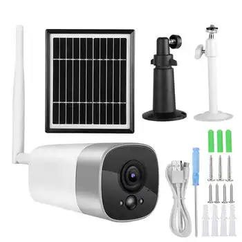 

1080P WiFi Wireless Camera Solar Battery Low Power Consumption IP66 Waterproof CCTV for Home Security