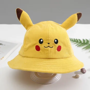 

anime pikachu Cowboy hat girl Cartoon women Adult children kawaii hats spring Leisure Breathable cap