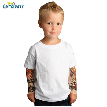 

LONSANT Boys Clothes Casual Children Clothing Tattoo Print Long Sleeve T Shirts Toddler Kids Tees Cool Baby Sweatshirt Tops N30