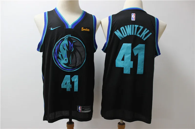 MEN /20 City Edition Dallas Mens baskeball#41 Dirk Nowitzki#77 Luka Doncic#6 Кристапс Порзингис майки - Цвет: MEN