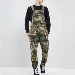 CYSINCOS новые мужские s военные Camofluage Печатный комбинезон модные камуфляжные комбинезоны мужские длинные джинсовые брюки на подтяжках