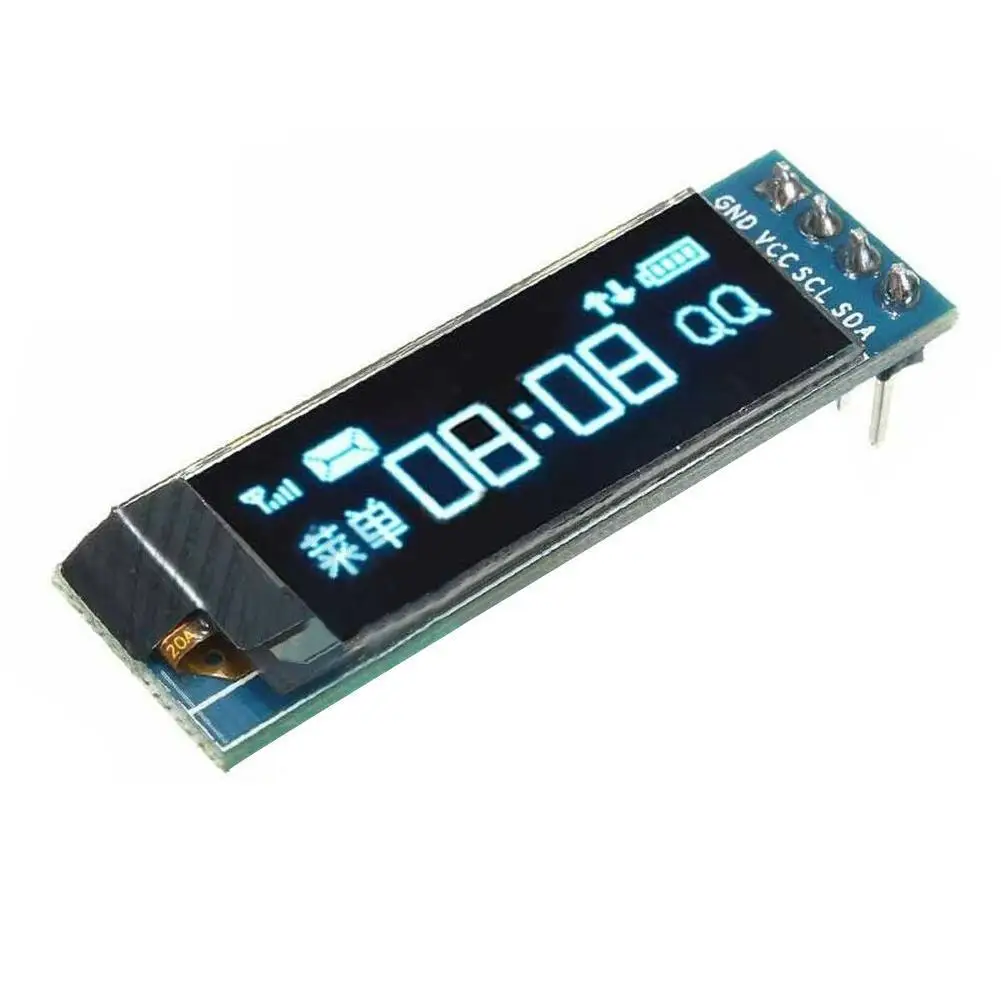 

0.91inch OLED Module White/blue 128 x 32 OLED LCD LED Communicate Display For Ardunio IIC Module P7H7