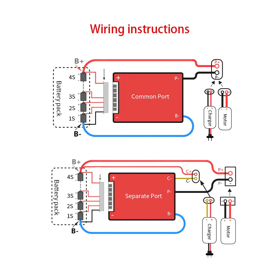  3.6V 3.7V 18650 Balance 17S 60V 80A 100A 120A 150A 200A Smart BMS battery management system bms for - 4000337034234