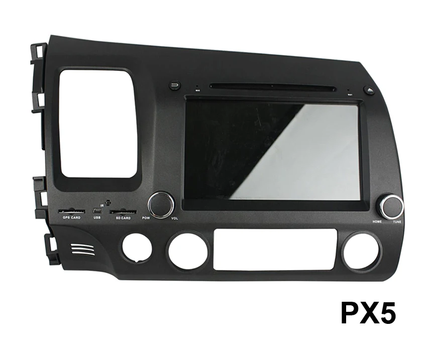 PX6 DSP ips Android 9,0 4 Гб+ 64 ГБ Автомобильный dvd-плеер gps карта RDS радио wifi Bluetooth для Honda CIVIC 2006-2010 2011 правый левый - Цвет: Left drivie PX5 64GB