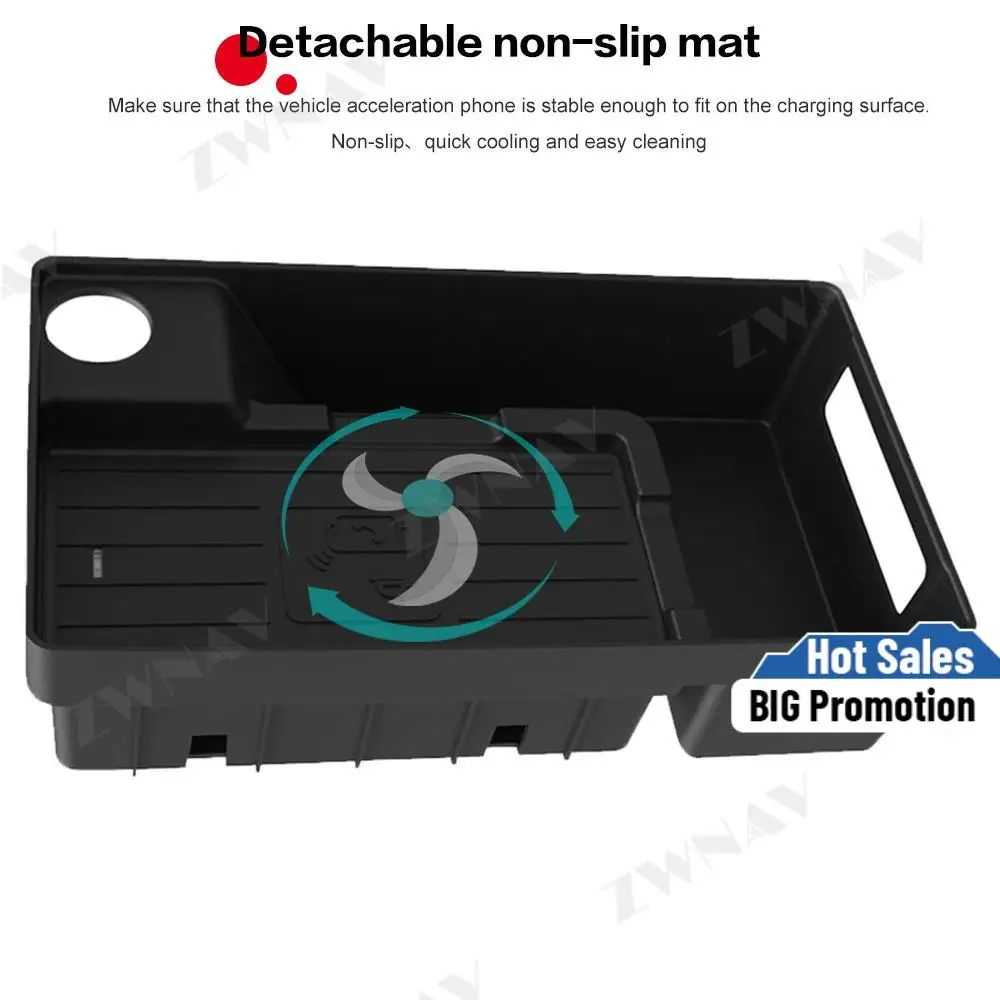 

QI car wireless charger For Audi A4/A5/S4/S5 2016 2017 2018 Infrared Fast Wireless Charging Car Phone Holder for iphone/Samsung