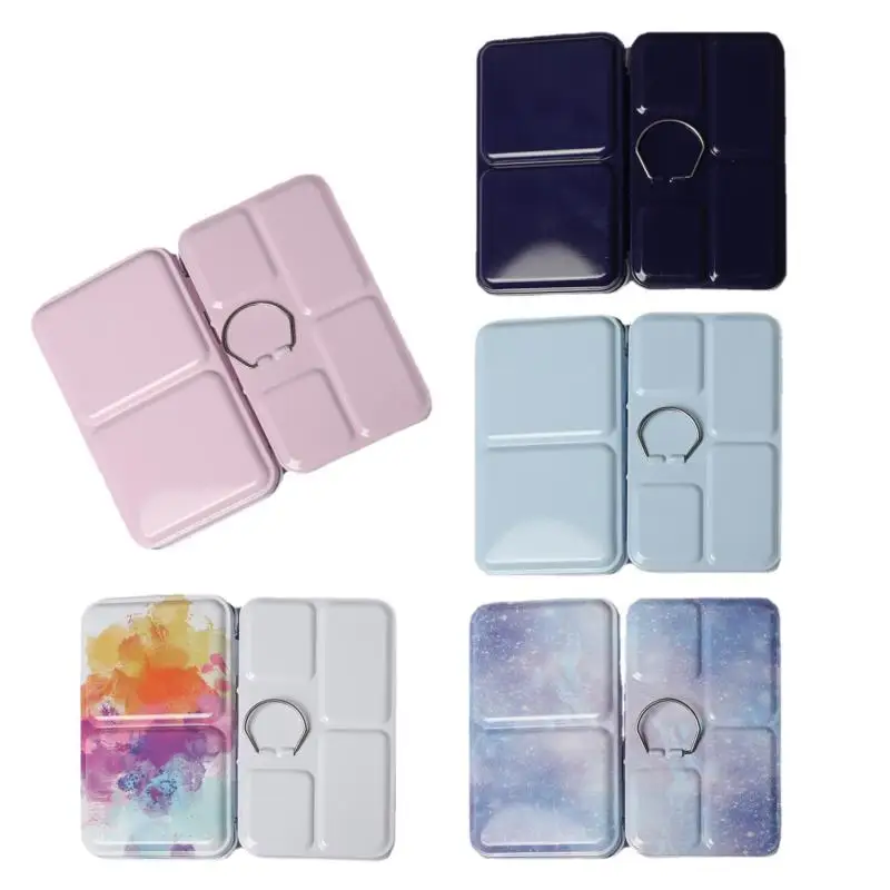 Paint Tray Color Palette Watercolor Palette Half Pan Watercolor Tray Paints Tin Box Empty for Painting Supplies