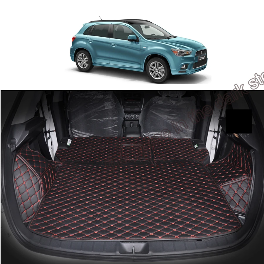 Lsrtw2017 коврик для багажника автомобиля подкладка груза Mitsubishi Asx Outlander Sport RVR 2010 2011 2012