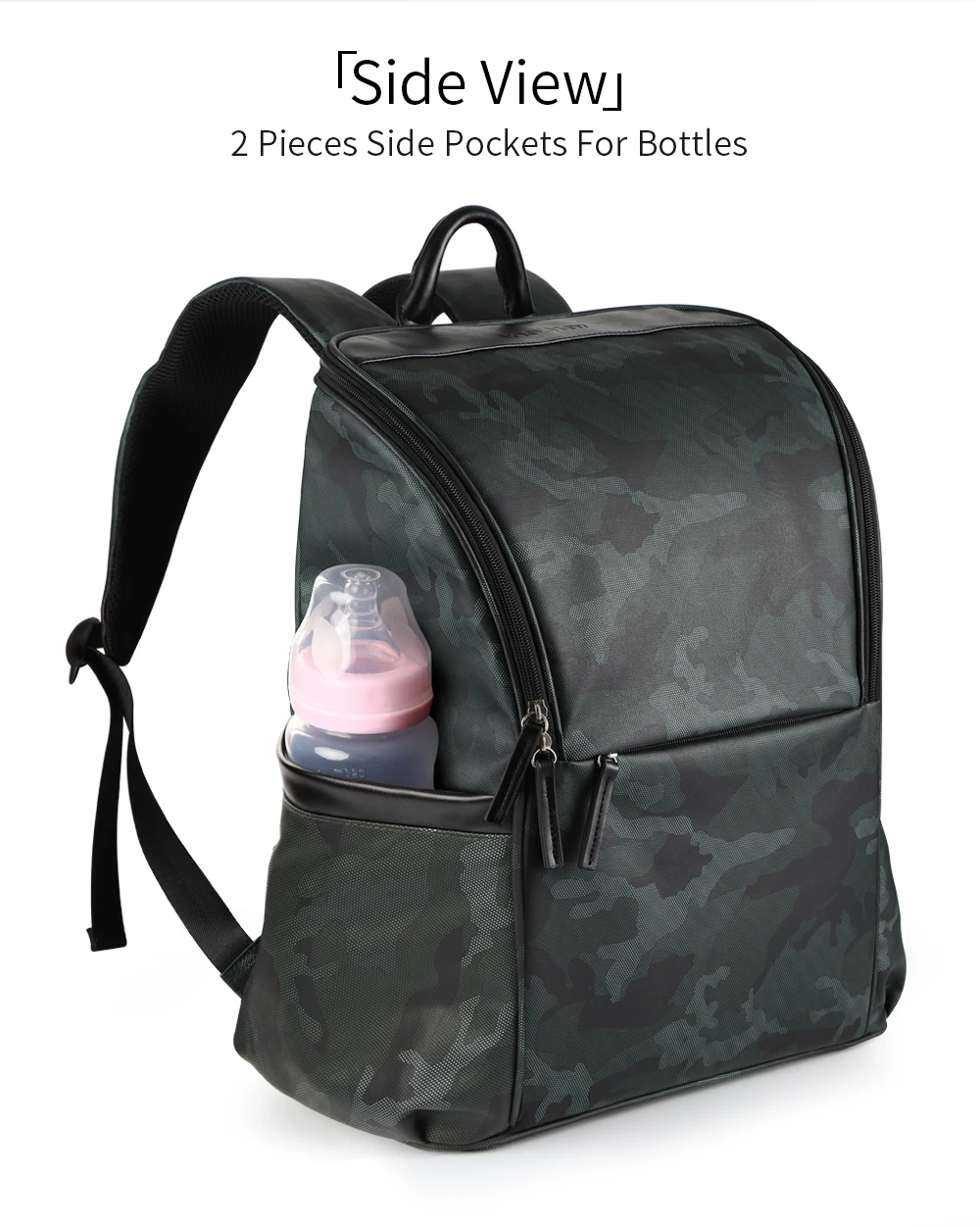 Insular Mommy сумка для подгузников большой емкости Детская сумка для подгузников дизайнерская сумка для кормления модный рюкзак для путешествий сумка для ухода за ребенком для мамы и ребенка