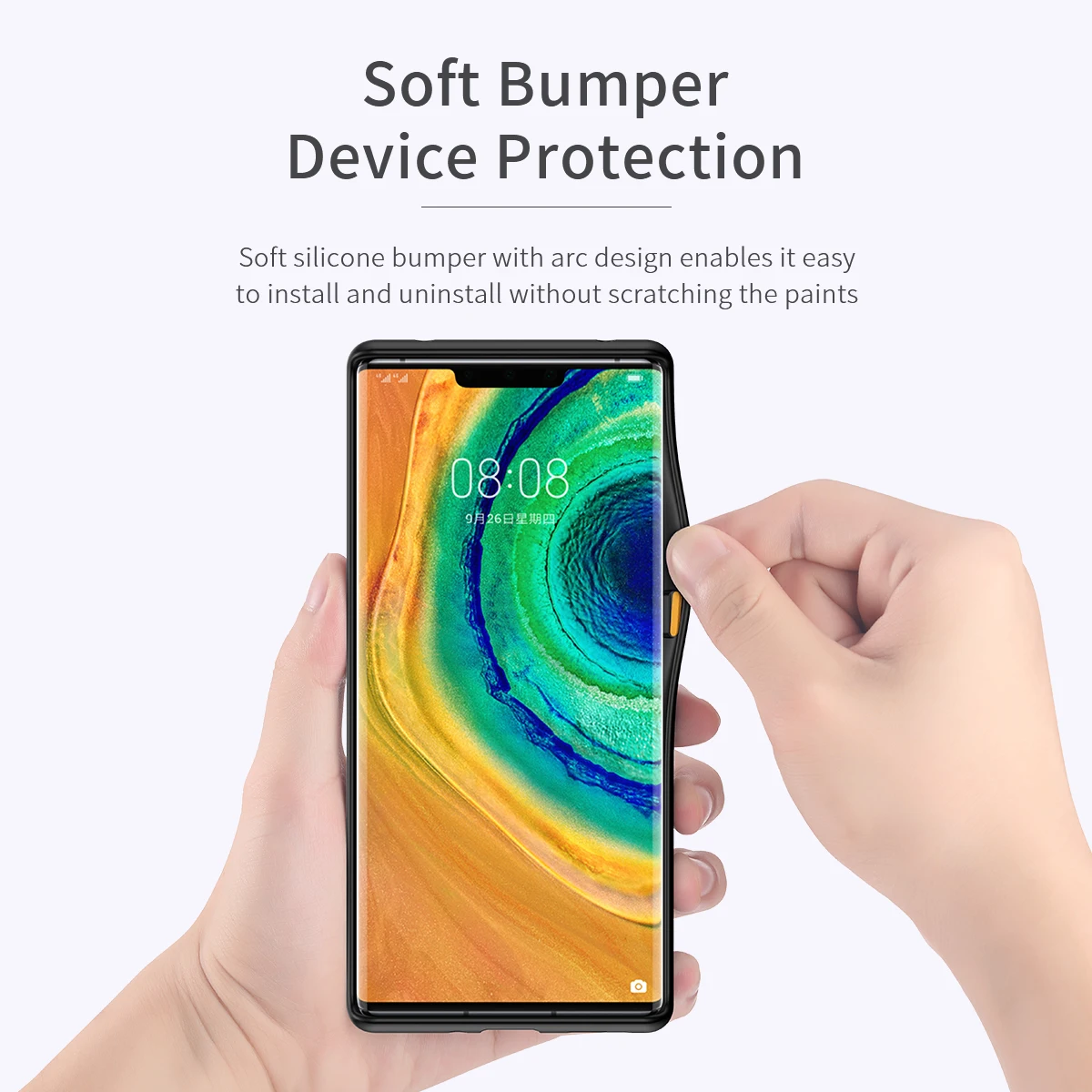 ROCK Guard Pro защитный чехол для телефона для huawei mate 30 Pro противоударный Улучшенная защита пуленепробиваемый стеклянный клей задняя крышка