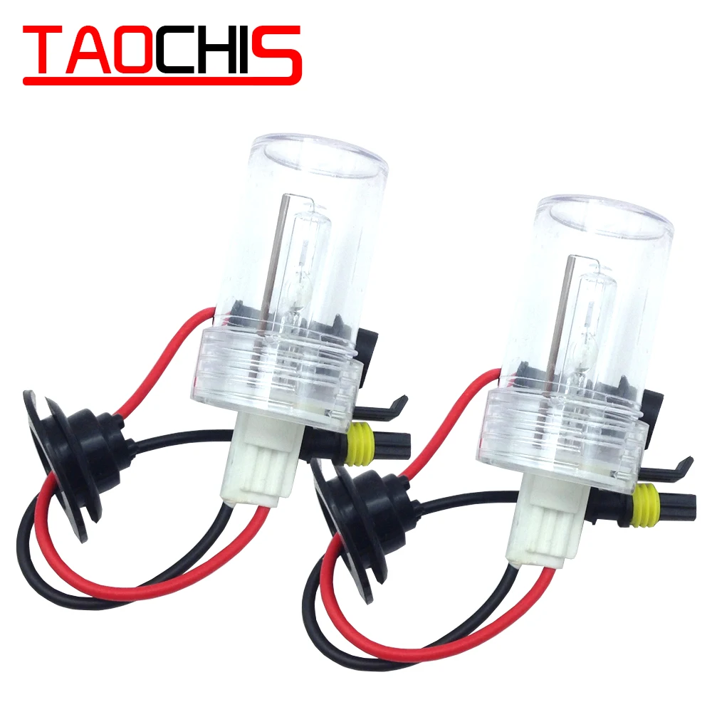 Taochis 2 шт. 12V 100W H1 HID ксеноновый светильник s Авто головной светильник лампы 4300k 5000K 6000K 8000K 10000k противотуманная фара