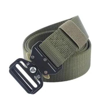 

2020 Men Canvas Belts Male Military Equipment Nylon Belt Man Tactical Belts Unisex High Quality Strap Homme Army Belt 125cm