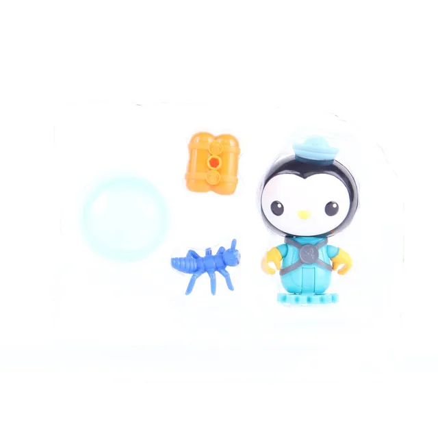 Octonauts 6 Different styles Barnacles Peso Kwazii Tweak Vegimal Gift box Anime Mini Action Figure Model Toys Christmas Gift no box
