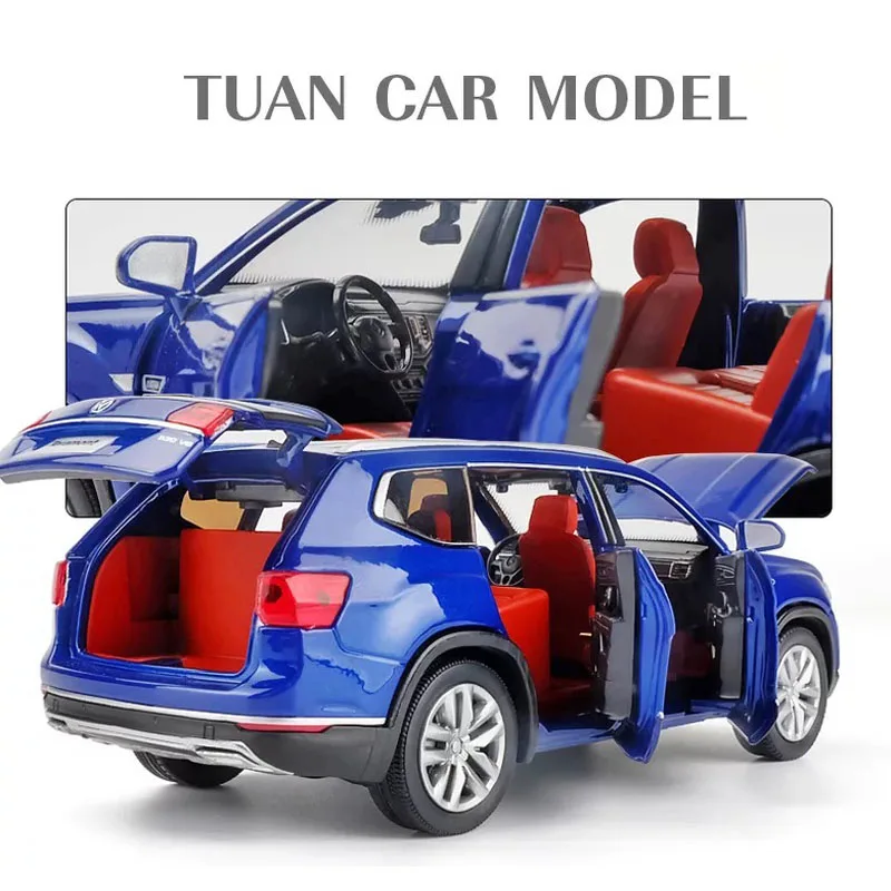 Модель автомобиля Volkswagen Teramont 1:32 модель из сплава литой под давлением Игрушечная 6