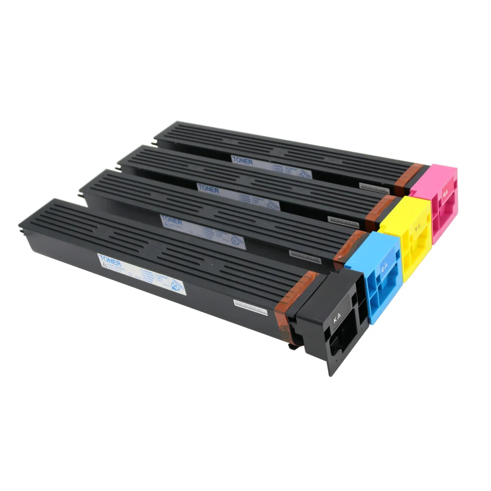Cyan Совместимый тонер-картридж TN711 konica minolta Тонер для bizhub C654 C754 - Цвет: Cyan