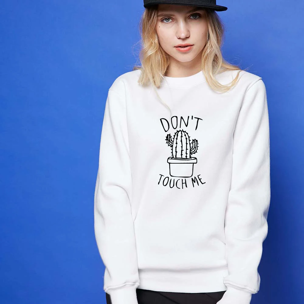 

Cactus Printed female sweatshirts Womens Sleeve Long Sweatshirt Pullover 2020