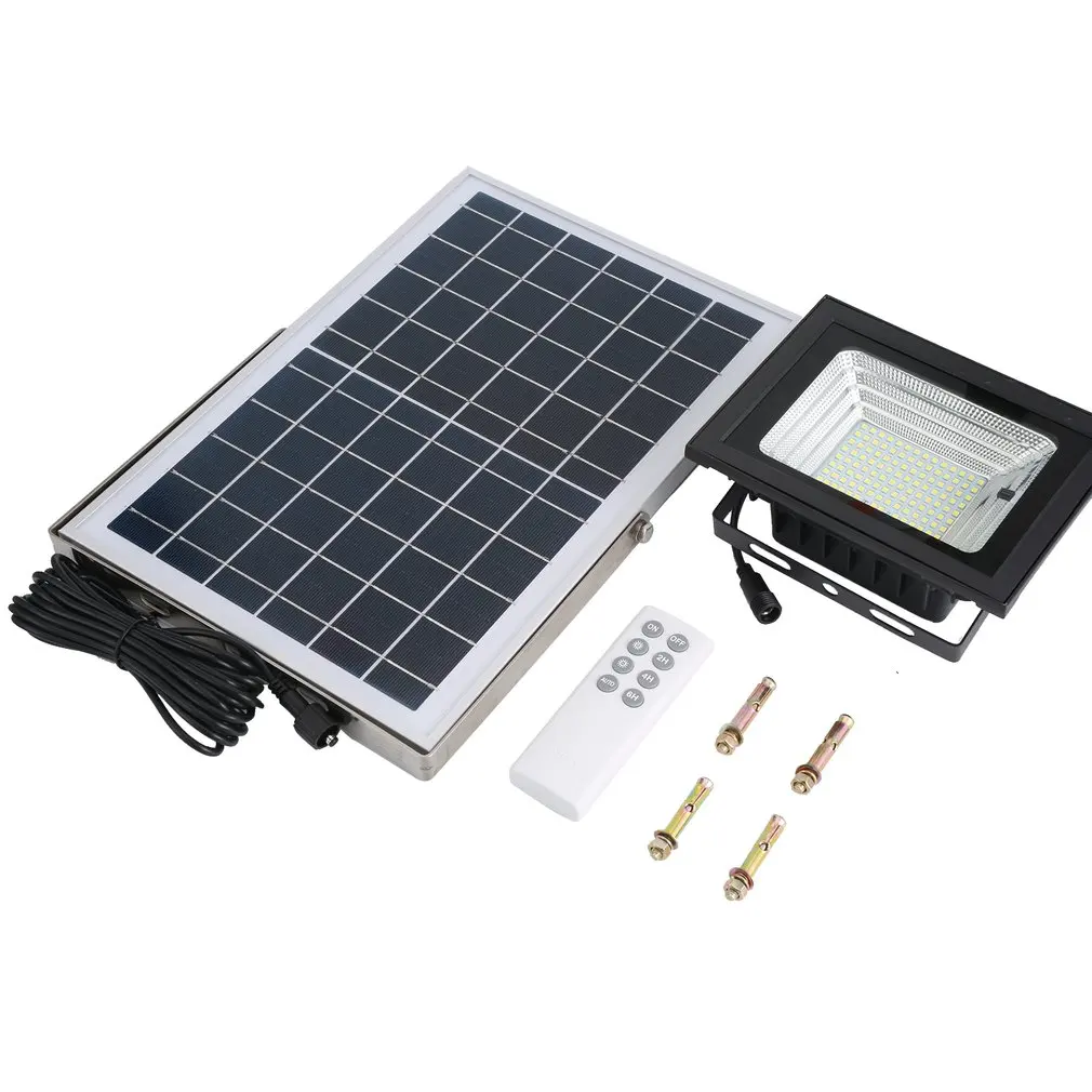 

6V 10W,Solar Panel Garden LED Light Outdoor Waterproof Solar Panel LED Light Intelligent Remote Control LED Light