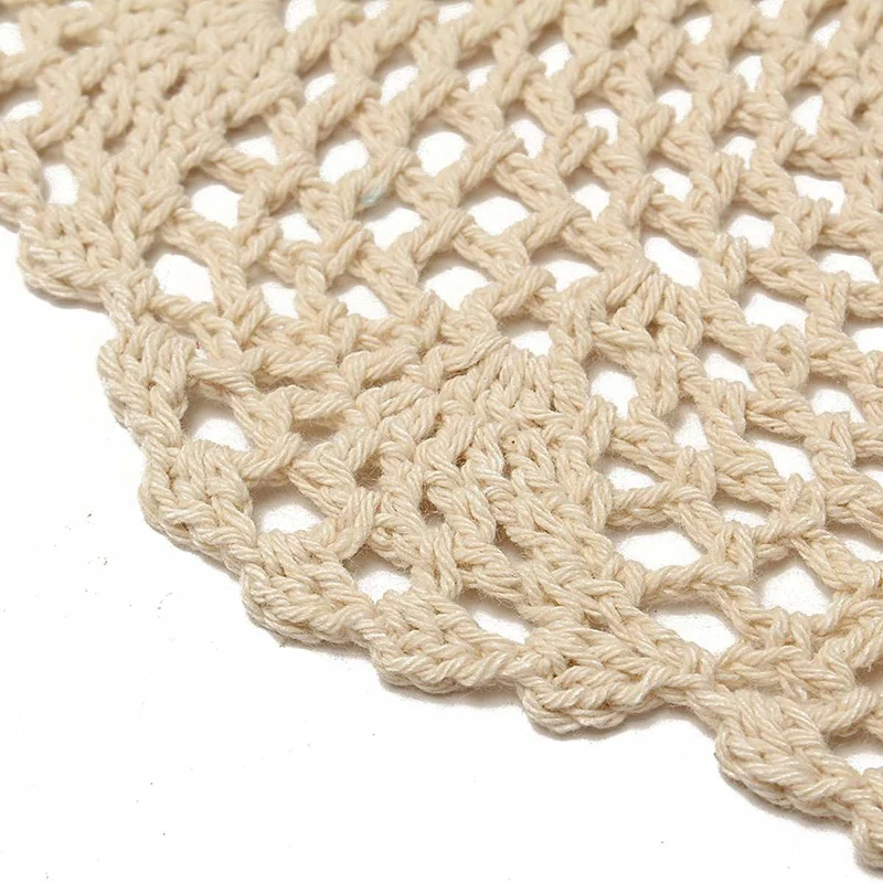 12 шт. винтажный хлопковый коврик круглый ручной вязки кружева Doilies подставки с