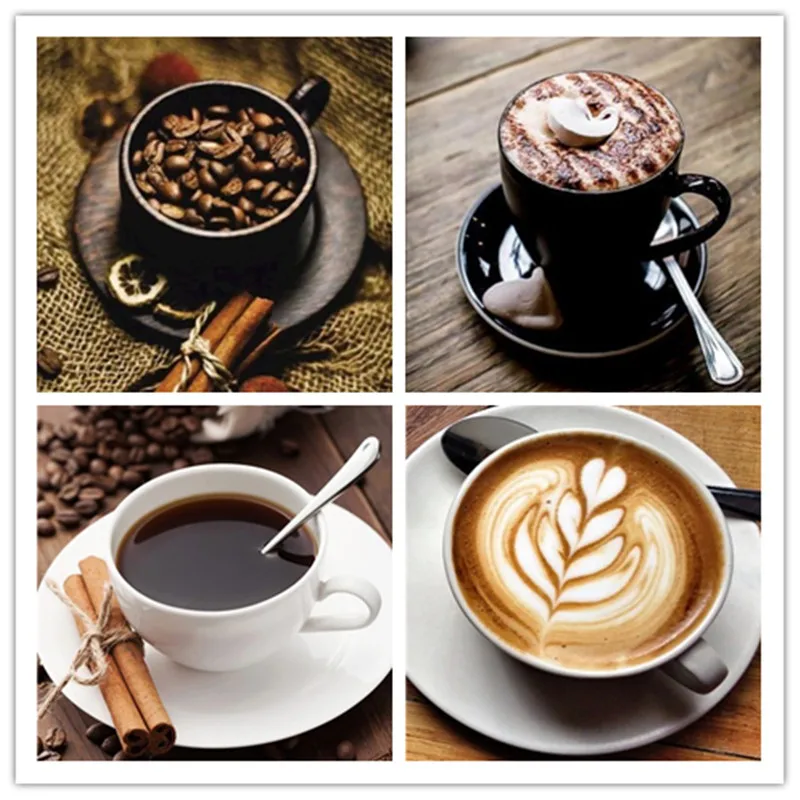 

Diamond Painting Coffee Cups Full Diamond Embroidery Coffee Cup Cross Stitch 5d Diy Home Decoration Holiday gifts