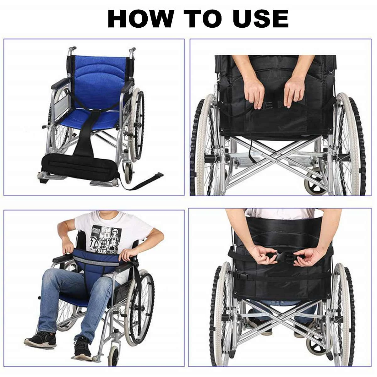 Регулируемая фиксирующая Страховочная привязь с ремнем на заднее сиденье для инвалидной коляски передняя подушка безопасности для пожилых подтяжки поддерживает заботу о больном
