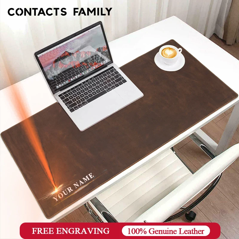 CONTACT'S FAMILY большой размер коврик для мыши из нубука нескользящая накладка на клавиатуру Настольная коврики