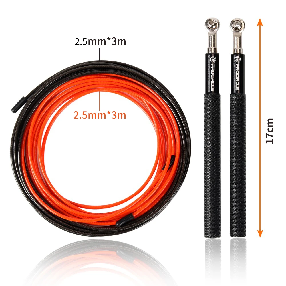 Procircle-Speed Jump Rope Ultra-Speed Ball Bearing Skipping Rope Steel Wire jumping ropes for Boxing MMA Gym Fitness Training