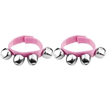 2 шт стикер нейлоновый школьный ремень Забавный колокольчик на запястье унисекс инструменты хрустящий детский музыкальный ритм игрушки регулируемые развивающие