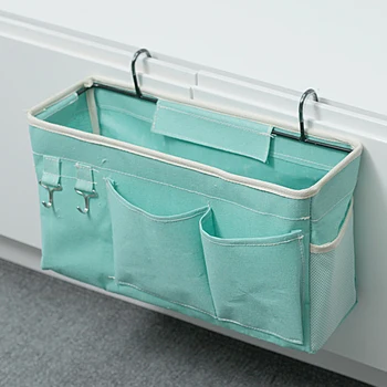 

1 Pc Bedside Hanging Basket Storage Bag Organizer Bedside Table Cabinet Organizer For Laptop Tablet Magazine Phone Remotes