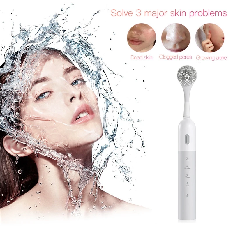 Multifunctional 2In1 Electric Toothbrush USB Charging Silicone Cleansing Brush WIFI APP ligent Control Toothbrush Multifunctional 2In1 Electric Toothbrush USB Charging Silicone Cleansing Brush WIFI APP ligent Control Toothbrush