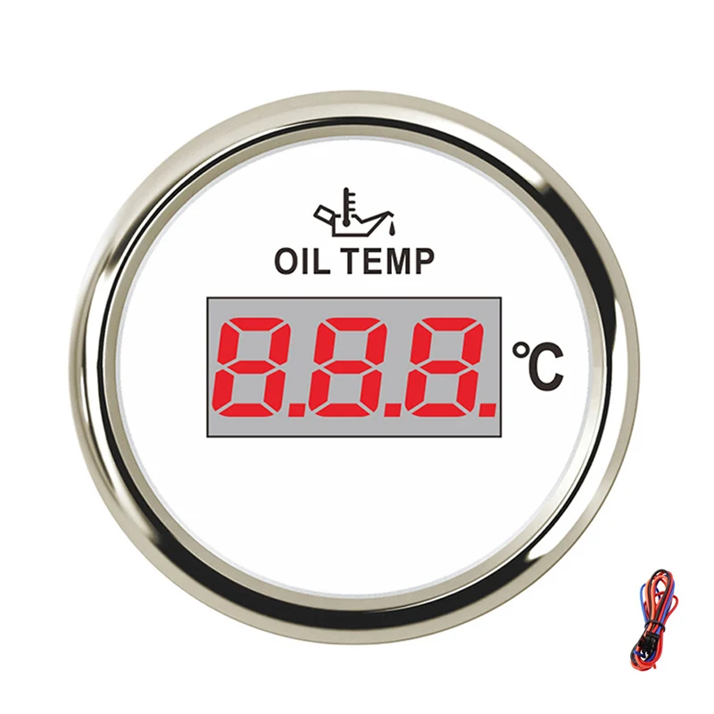 Цифровой Индикатор температуры масла для лодки и автомобиля 52 мм 50 ~ 150 градусов