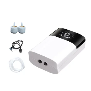 

1Pc Pump Convenient Portable Oxygen Pump Mute Air Compressor Aquarium Compressor USB Fish Tank Pump for Outdoor Home